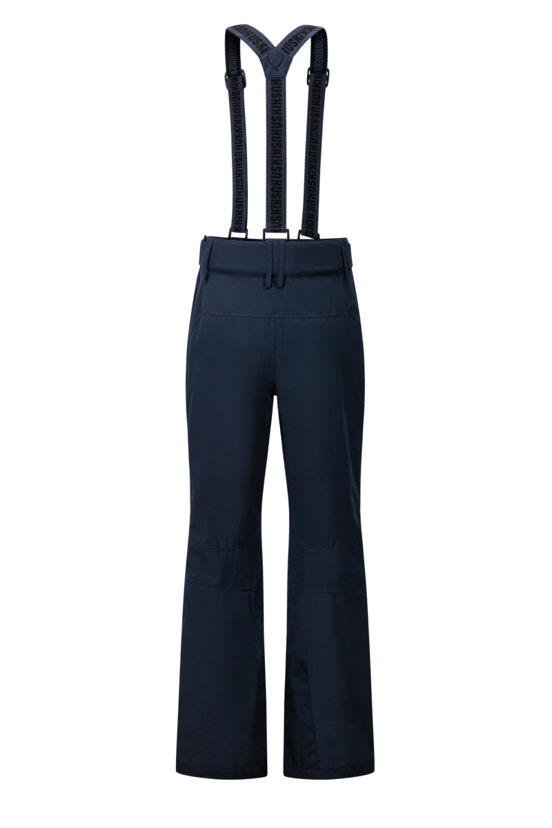 W SKI PANTS SIDE ZIP Solid Navy M