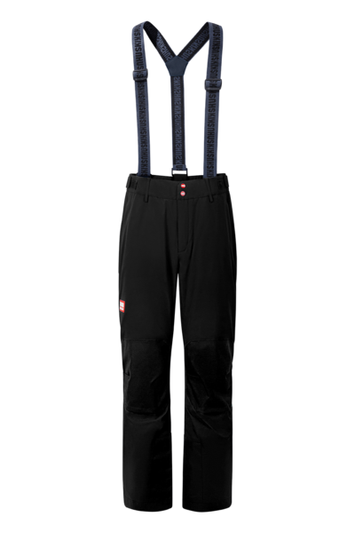 SKI PANTS SIDE ZIP Solid Black L