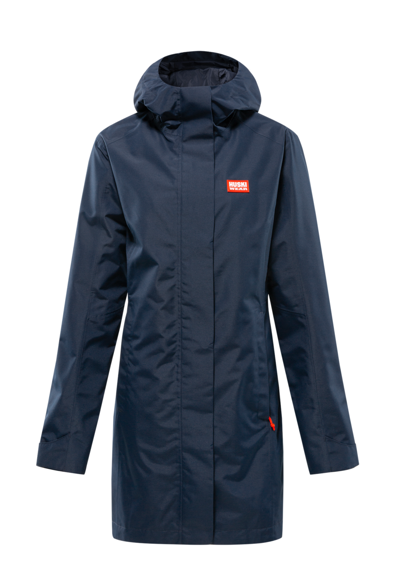 W RAIN COAT Navy Blue L