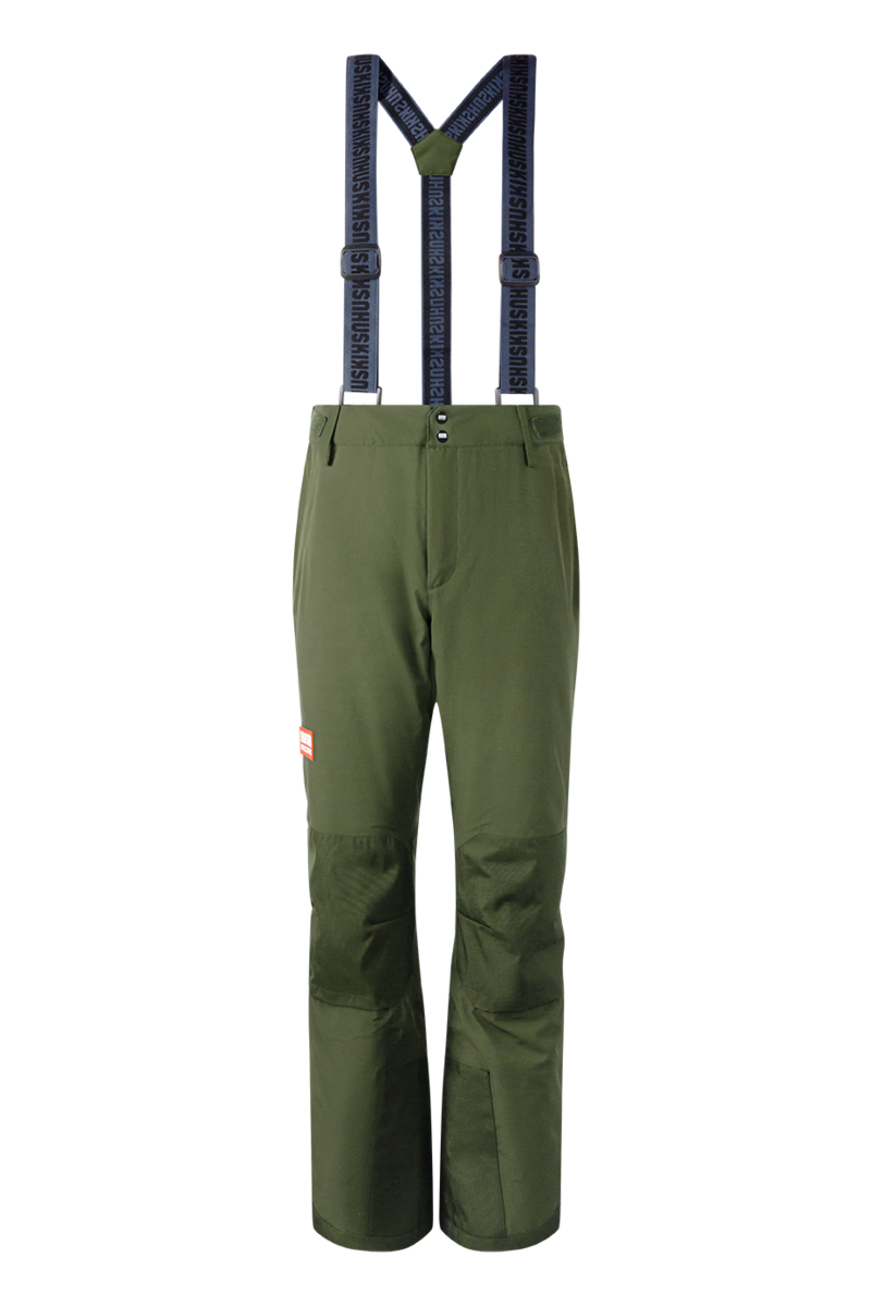 SKI PANTS SIDE ZIP Dark Green XXL