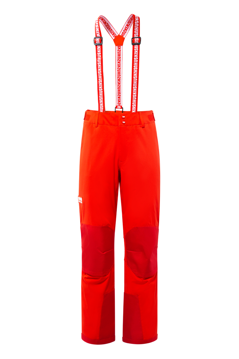 SKI PANTS SIDE ZIP Huski Red XL