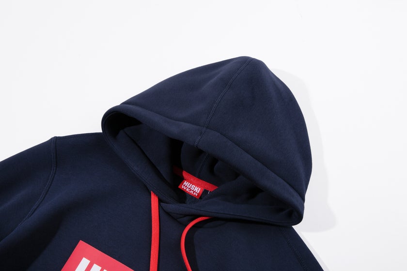 JR LOGO HOODY Navy Blue 158