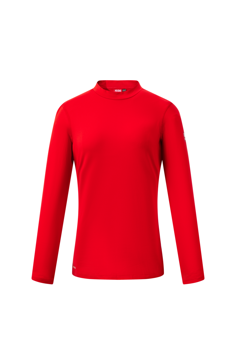 W LOGO TECH LS TEE 2 Huski Red M