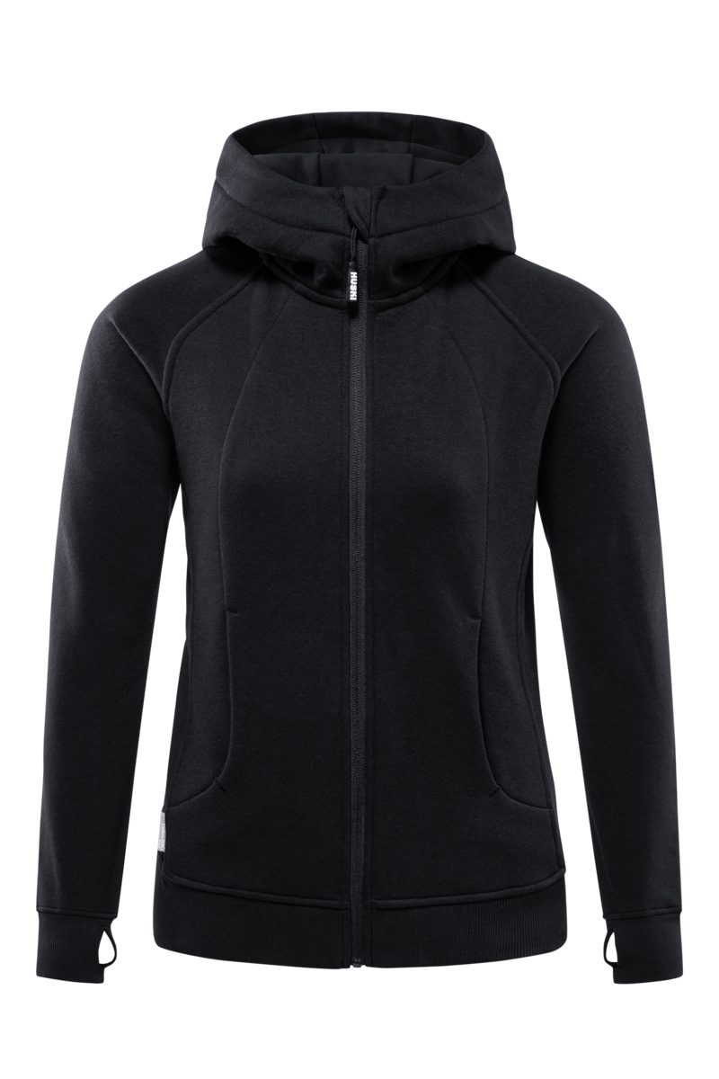 W MOUNTAIN HOODY Black XS