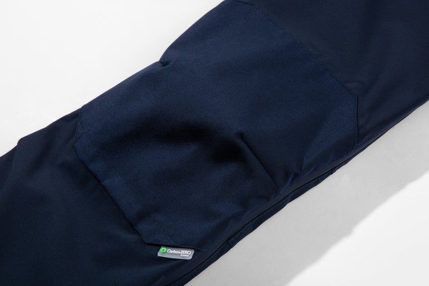 SKI PANTS SIDE ZIP Solid Navy XXL