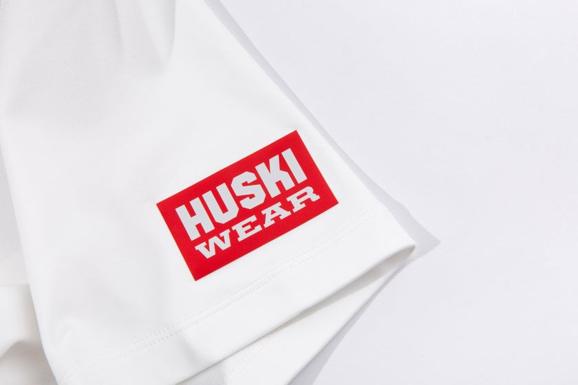 W LOGO TECH TEE 2 Huski Snow White XS