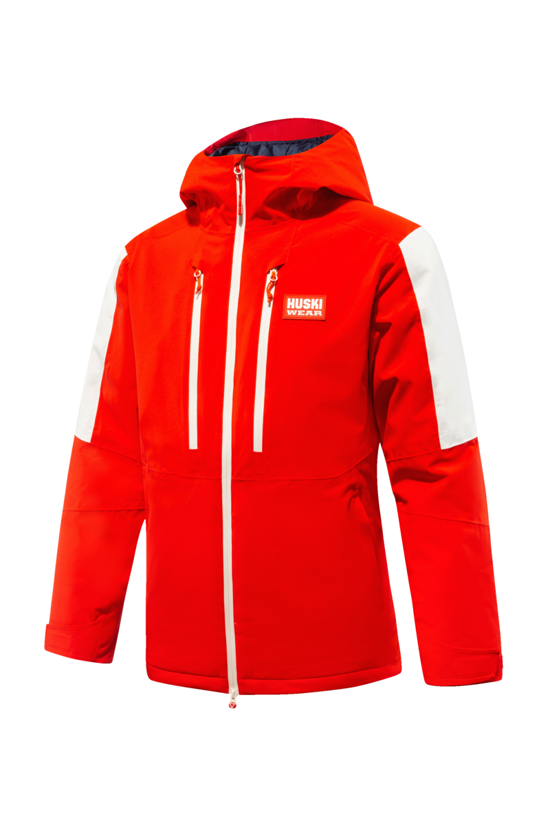 ALPINE JACKET Huski Red/White M