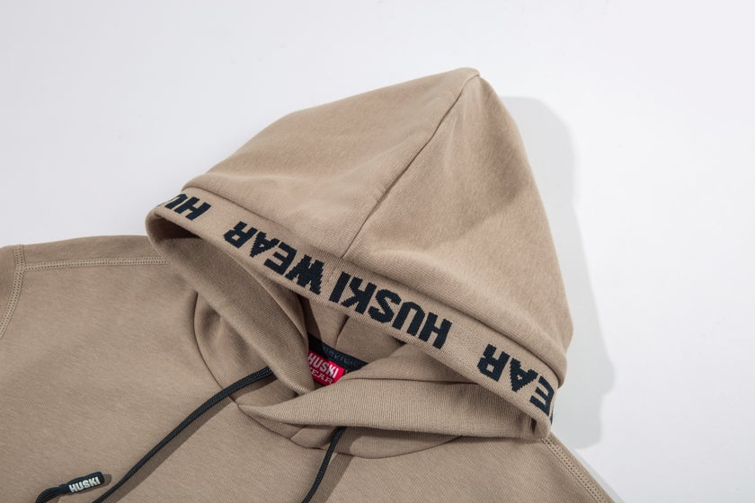 JAQUARD HOODY Khaki M