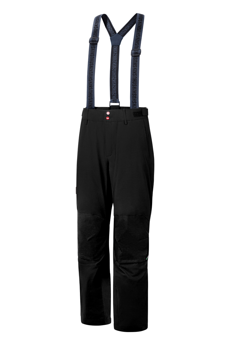 SKI PANTS SIDE ZIP Solid Black M