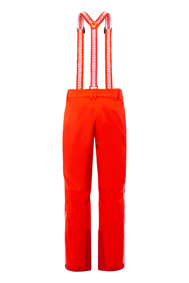 SKI PANTS SIDE ZIP Huski Red M