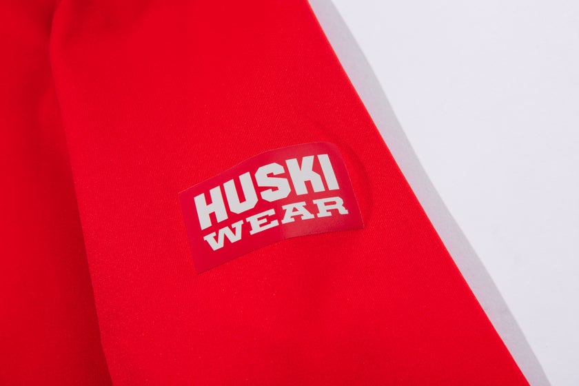 W LOGO TECH LS TEE 2 Huski Red XS