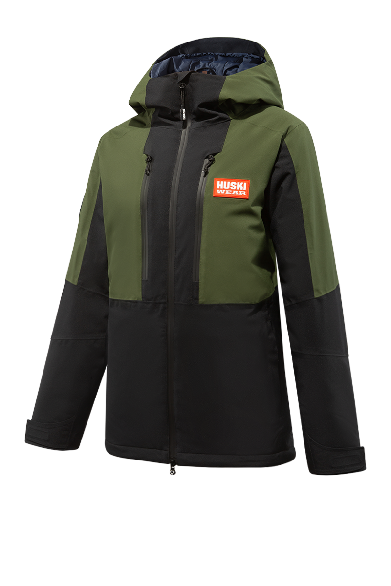 W ALPINE JACKET Dark Green/Black M