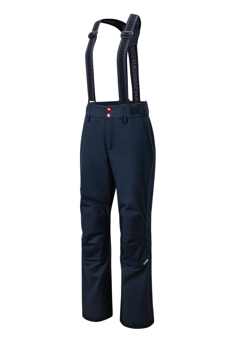 W SKI PANTS SIDE ZIP Solid Navy M