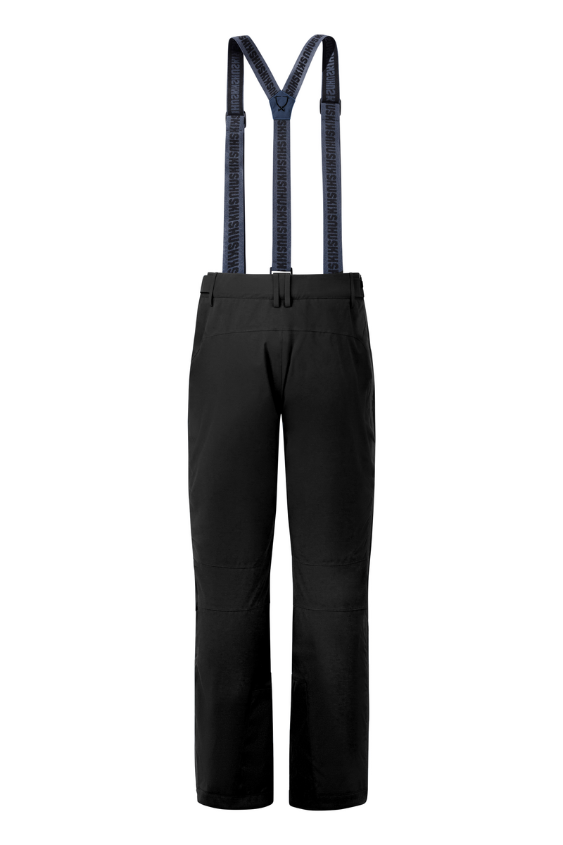 SKI PANTS SIDE ZIP Solid Black S