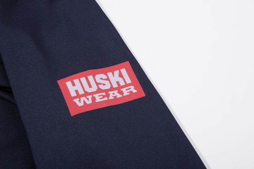 W LOGO TECH LS TEE 2 Navy Blue M