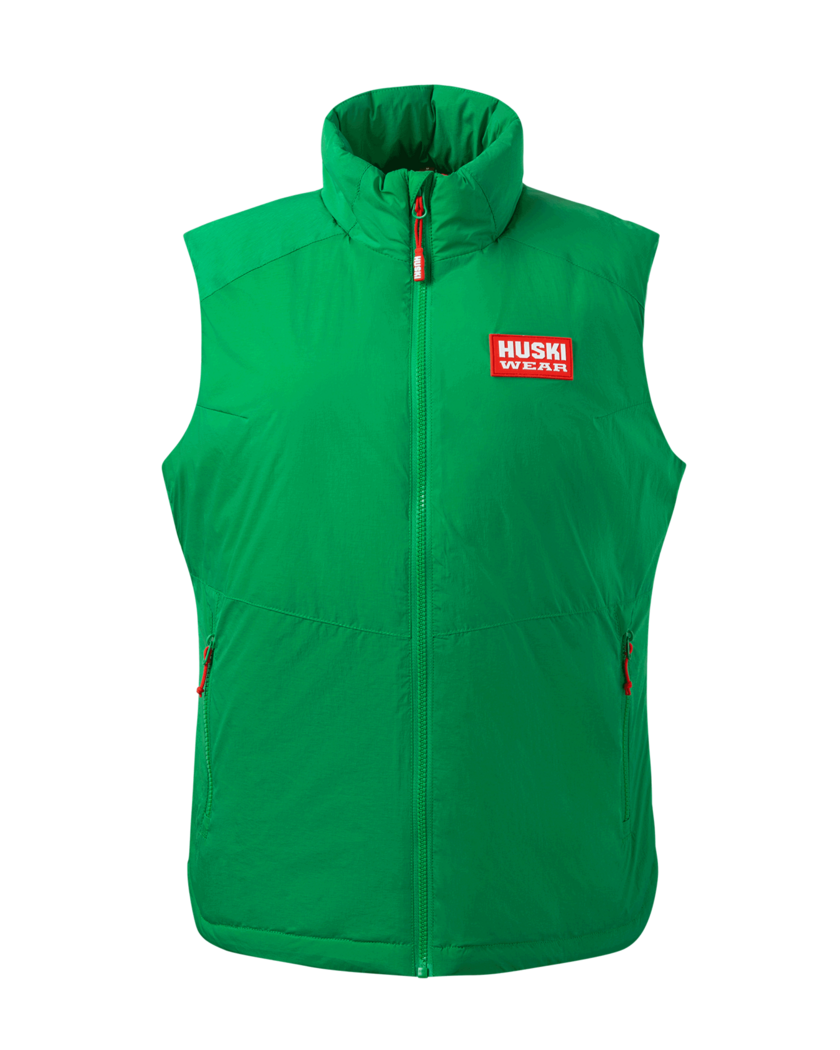 W LINER VEST Race Green M