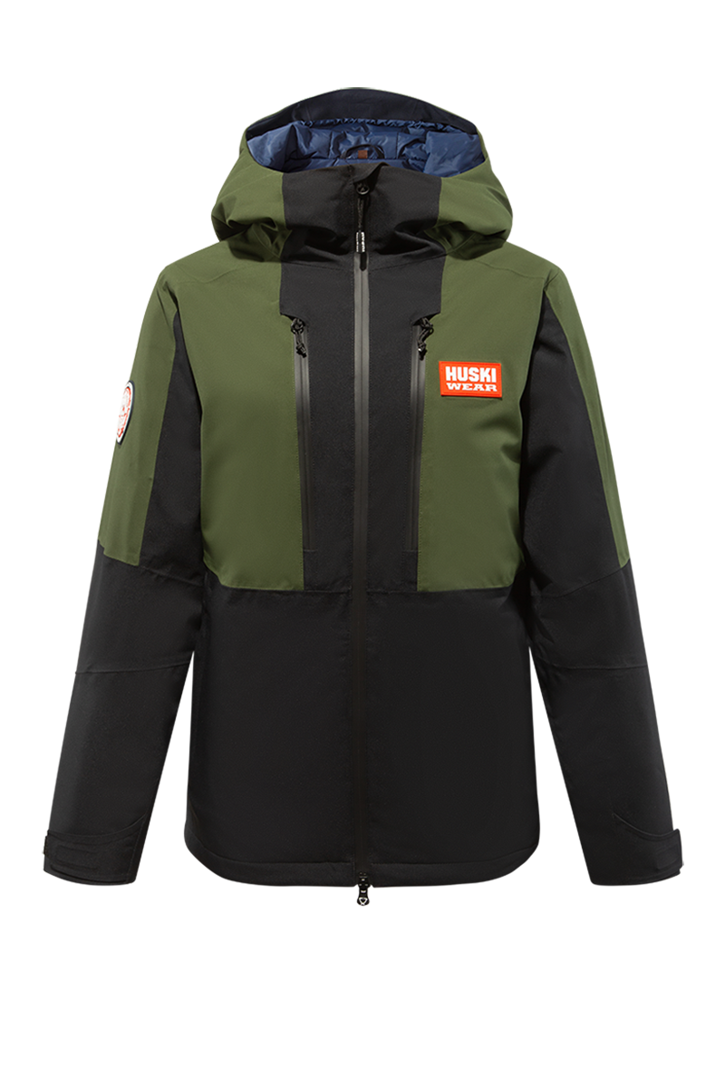 W ALPINE JACKET Dark Green/Black L