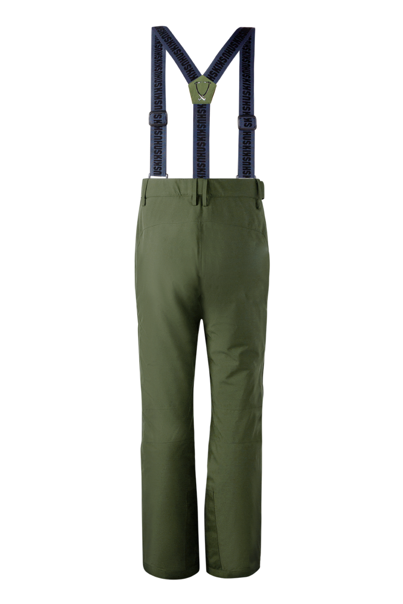 SKI PANTS SIDE ZIP Dark Green XL