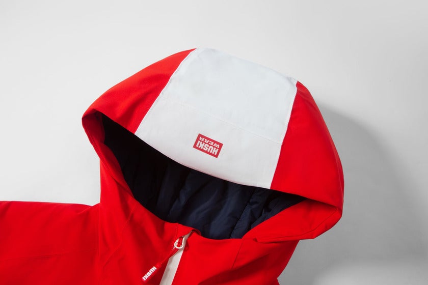 ALPINE JACKET Huski Red/White M