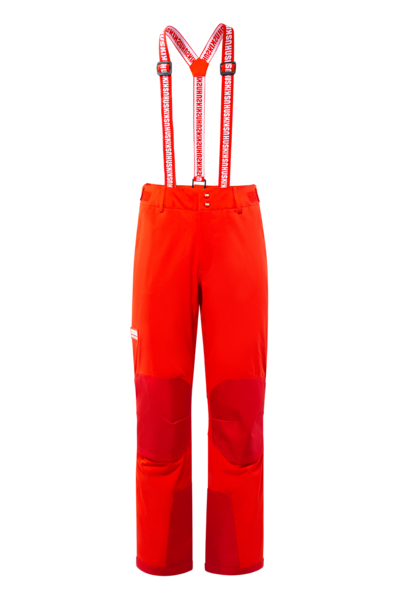 SKI PANTS SIDE ZIP Huski Red L