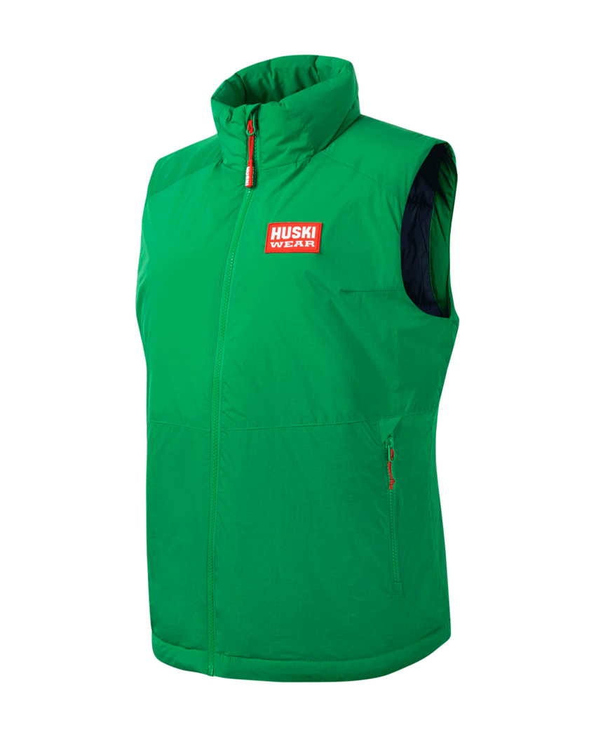 W LINER VEST Race Green S