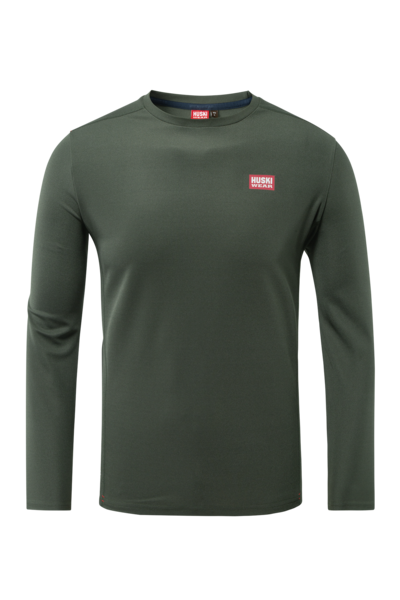 X LS TEE Fjord Green  L